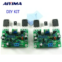aiyima 2pcs naim nap250 mod stereo power amplifier audio board st 2sc5200 sound amplificador 80w diy kits