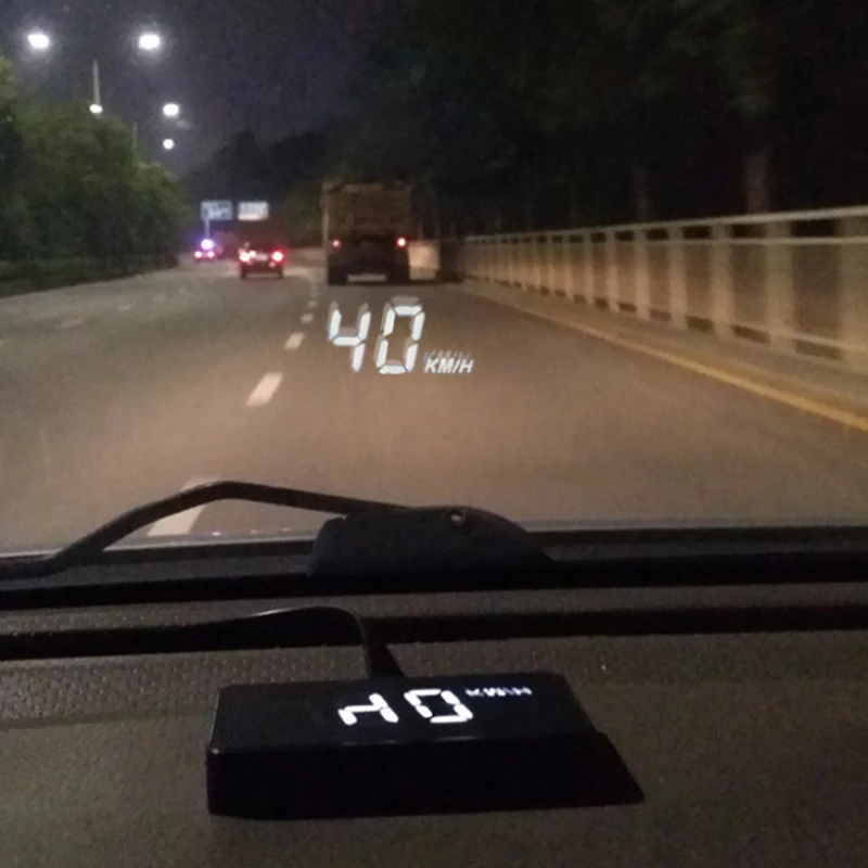 Sikeo A100 дисплей на голову автомобиля HUD OBDII EUOBD Windows экран скорость Предупреждение