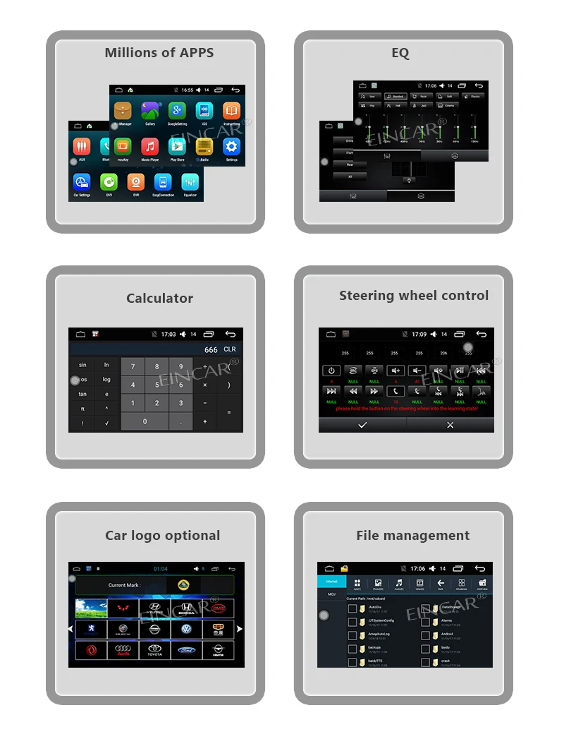 Android автомобильный стерео двойной Din автомобильное радио с навигацией WiFi внешний