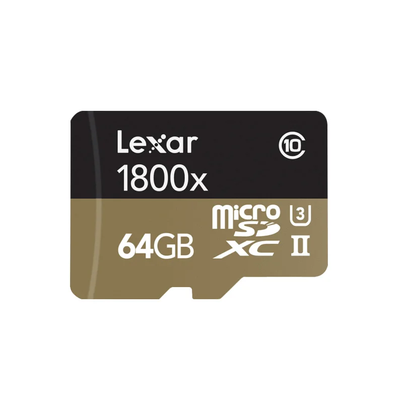 64GB Lexar 1800x карты памяти 32 Гб 64 Гб макс чтение Скорость 270 МБ/с. UHS-II Class 10 U3 Micro SD карты - Емкость: 64GB