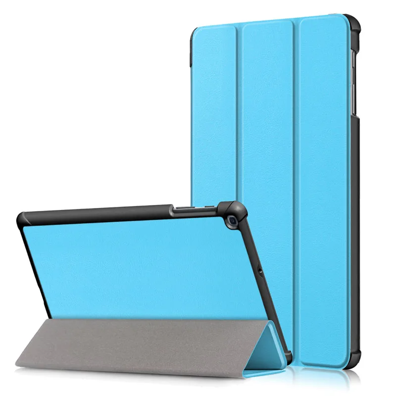 CASE Чехол из искусственной кожи для Samsung Galaxy Tab A 10,1 T510 T515 SM-T510 SM-T515 Планшет Флип Стенд чехол Funda Capa - Цвет: CASE