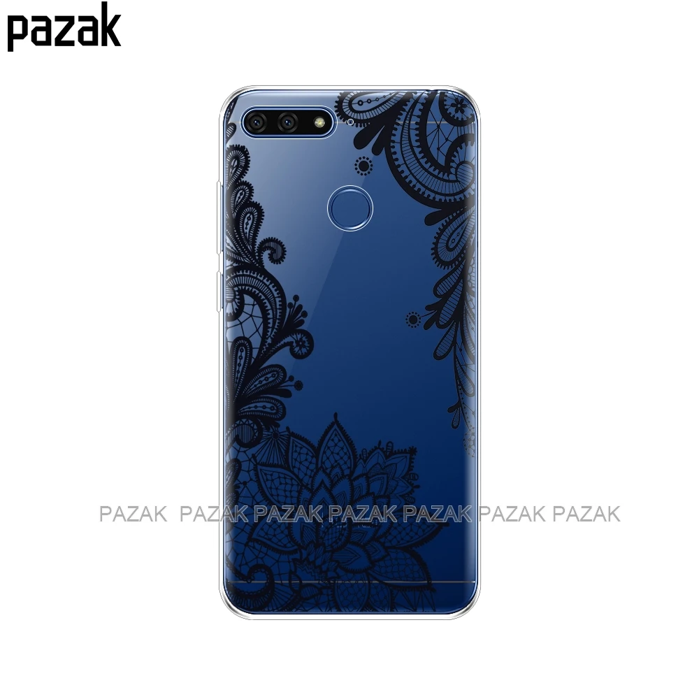 34352 Силиконовый чехол для телефона Huawei Honor 7C 5,7 дюйма, Чехлы, мягкий силиконовый чехол из ТПУ для Huawei honor 7c Aum-L41 - Цвет: 34352