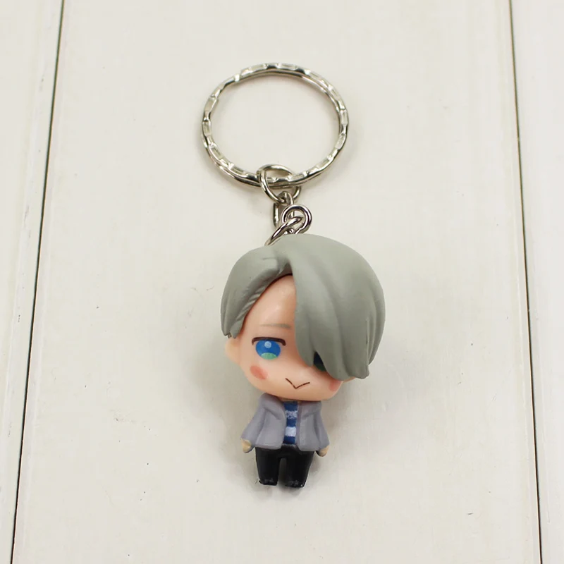 5pcs/lot Yuri on Ice Keychians Katsuki Plisetsky Kenjiro Minami Keyrings Figures for Children | Игрушки и хобби