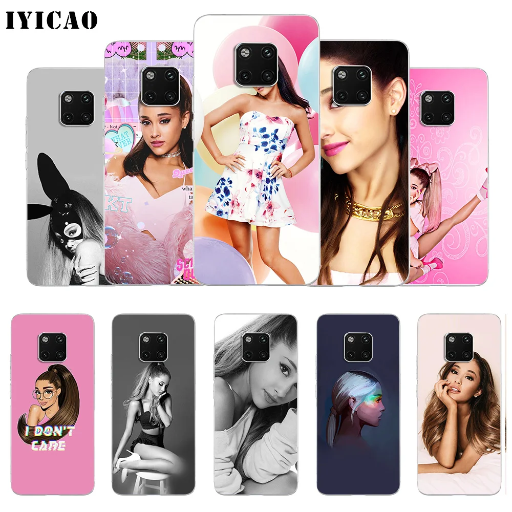 IYICAO Singer Ariana Grande Мягкий силиконовый чехол для телефона Huawei Mate 10 20 Lite Pro Nova 2 2i 3 3i 4 TPU