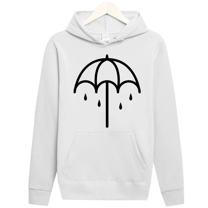 Causal Hip Hop Sudaderas Solid Color Cotton Long Sleeve Hoodies Men Clothes Bring Me The Horizon Print Funny Hoodies Men