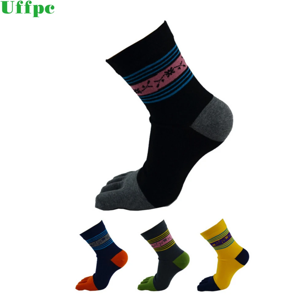 

3 пар/лот; Модные женские носки с пятью пальцами; удобные хлопковые повседневные носки; дышащие мягкие носки до щиколотки; Calcetines