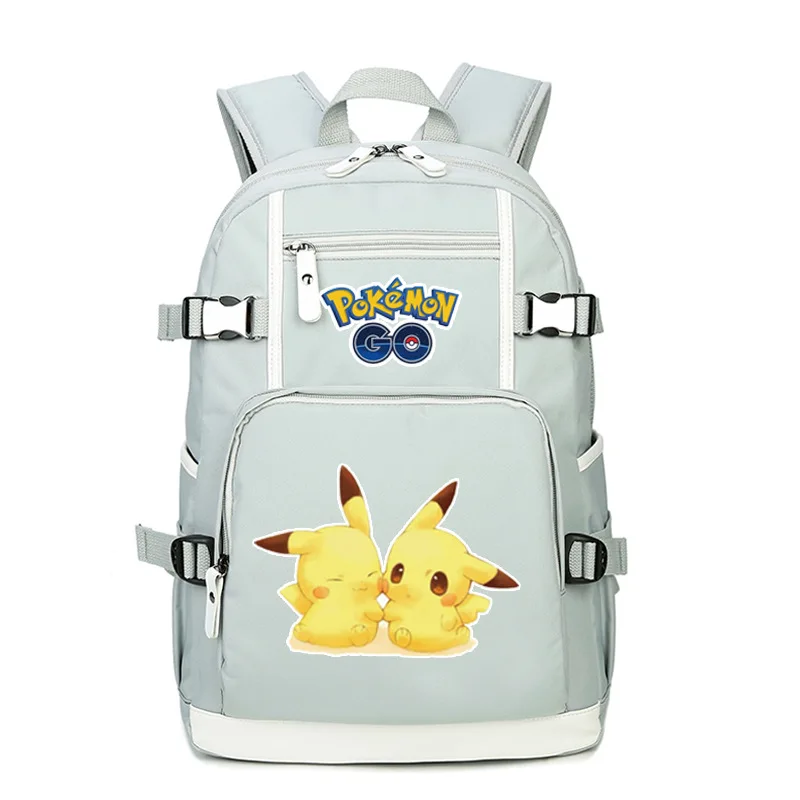 Go Pikachu Eevee дизайнерский Рюкзак Школьная Сумка повседневная Молодежная Студенческая книга дорожные сумки для ноутбуков - Цвет: Style 18