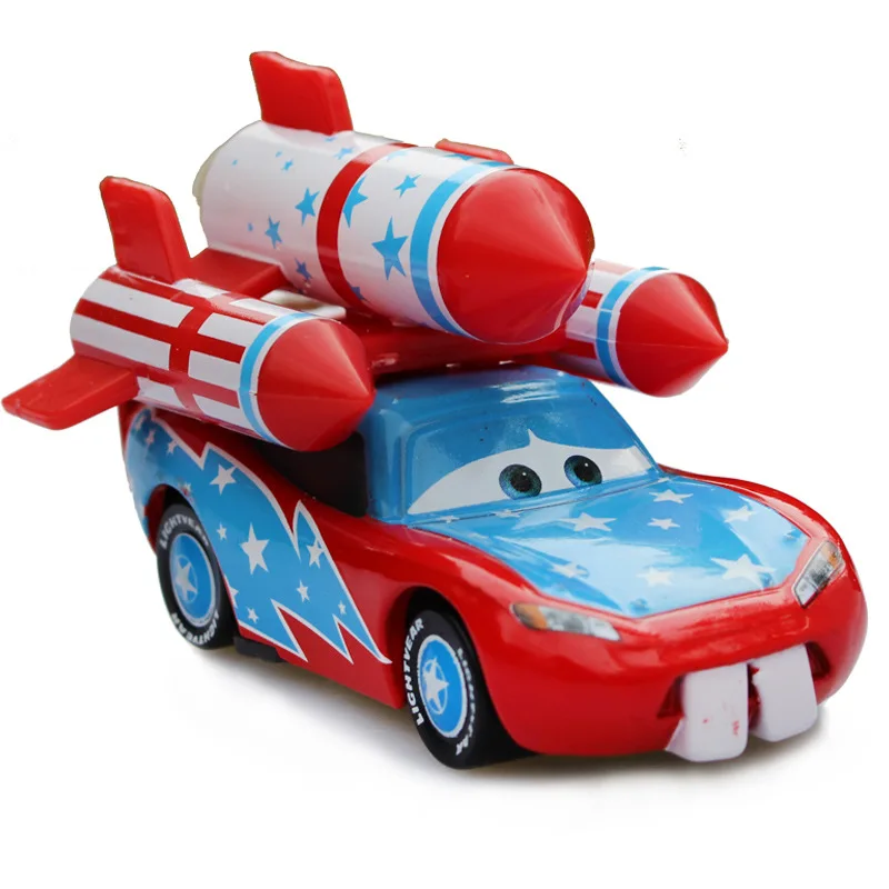 Disney Pixar Cars 2 3 Daredevil Lightning McQueen Металлический Литой Сплав Игрушечная модель