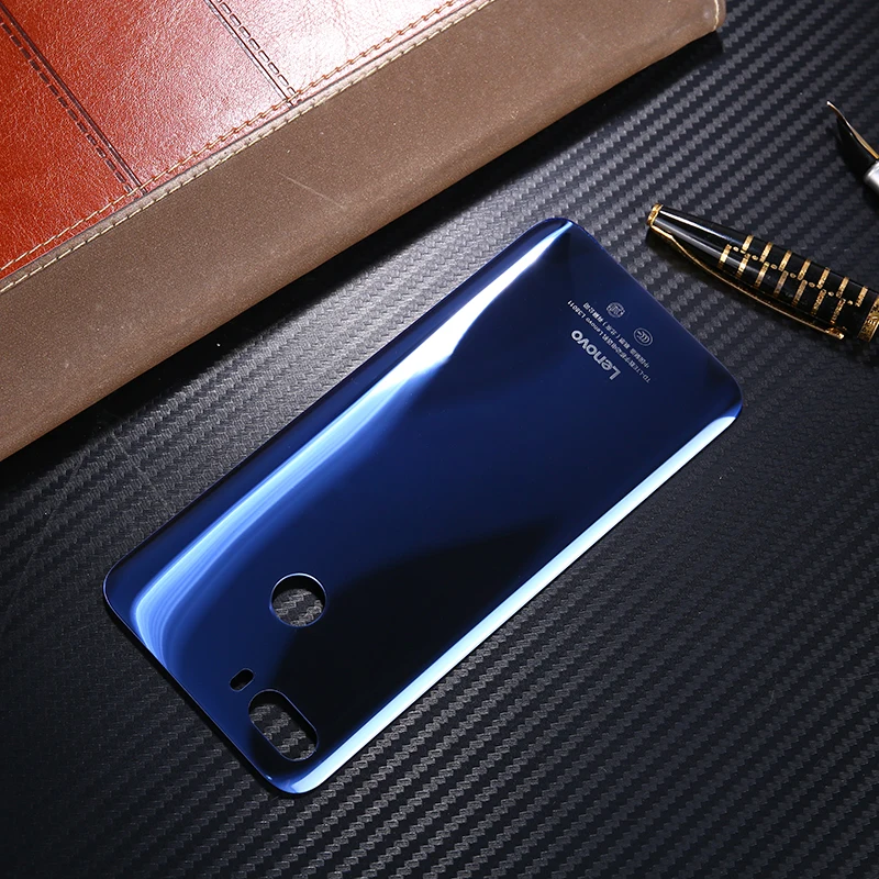 Оригинальная крышка аккумулятора для lenovo K5 Play L38011 ZUI 3,7 4G чехол с зеркальной поверхностью Пластиковая Задняя крышка корпус Запасная часть