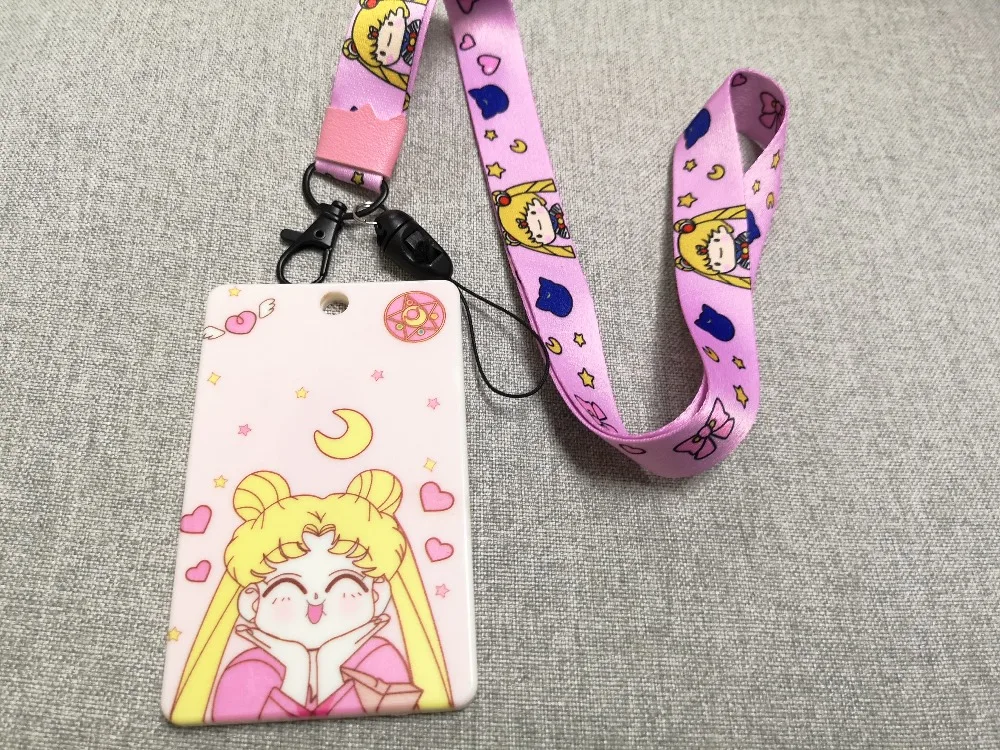 1 шт. мультяшный аниме Сейлор Мун акриловый держатель для карт идентификационный