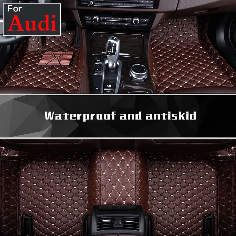 

Universal Auto Floor Mats Many Colors Carpets Carpets For Audi A6l A6 Q3 Q5 Q7 A5 A1 A7 S3 S5 S6 S8 S7 Sq5 A4l A3 A4