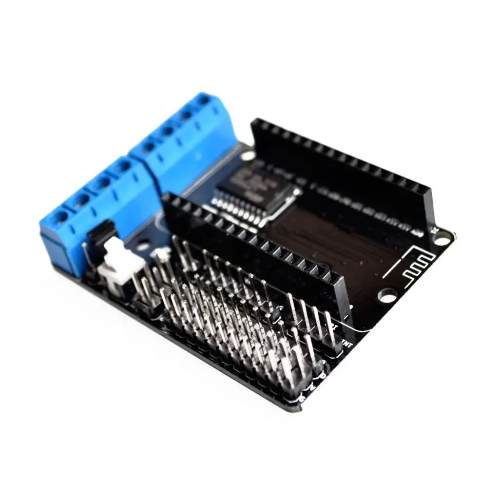 NodeMCU щит для платы двигателя L293D ESP-12E от ESP8266 изолятор балки встряхивая 12E комплект