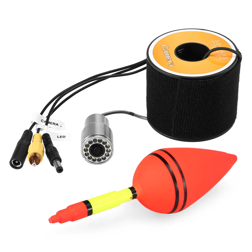 1200TVL Underwater Fishing Camera 12 LEDs Night Vision Waterproof Fish Shape Boat Ice with 15m/30m/50m Cable | Спорт и развлечения
