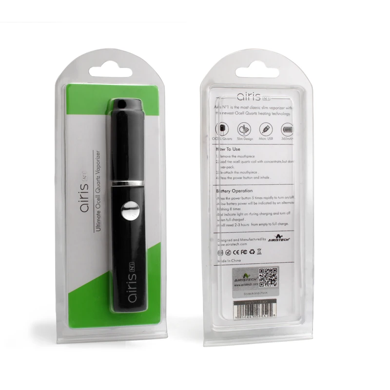 Original AIRISTECH Airis N1 wax Vaporizer Vape pen 360mAh Battery Ocell Quartz heating Coil Wax e cigarette kit | Электроника