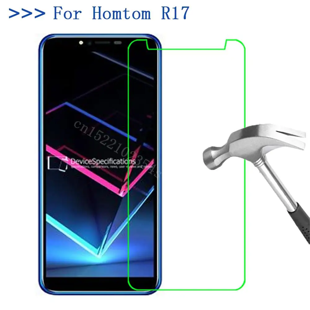 Homtom R17 закаленное стекло 9H 2.5D Премиум Защитная пленка для экрана R 17 фото защитная