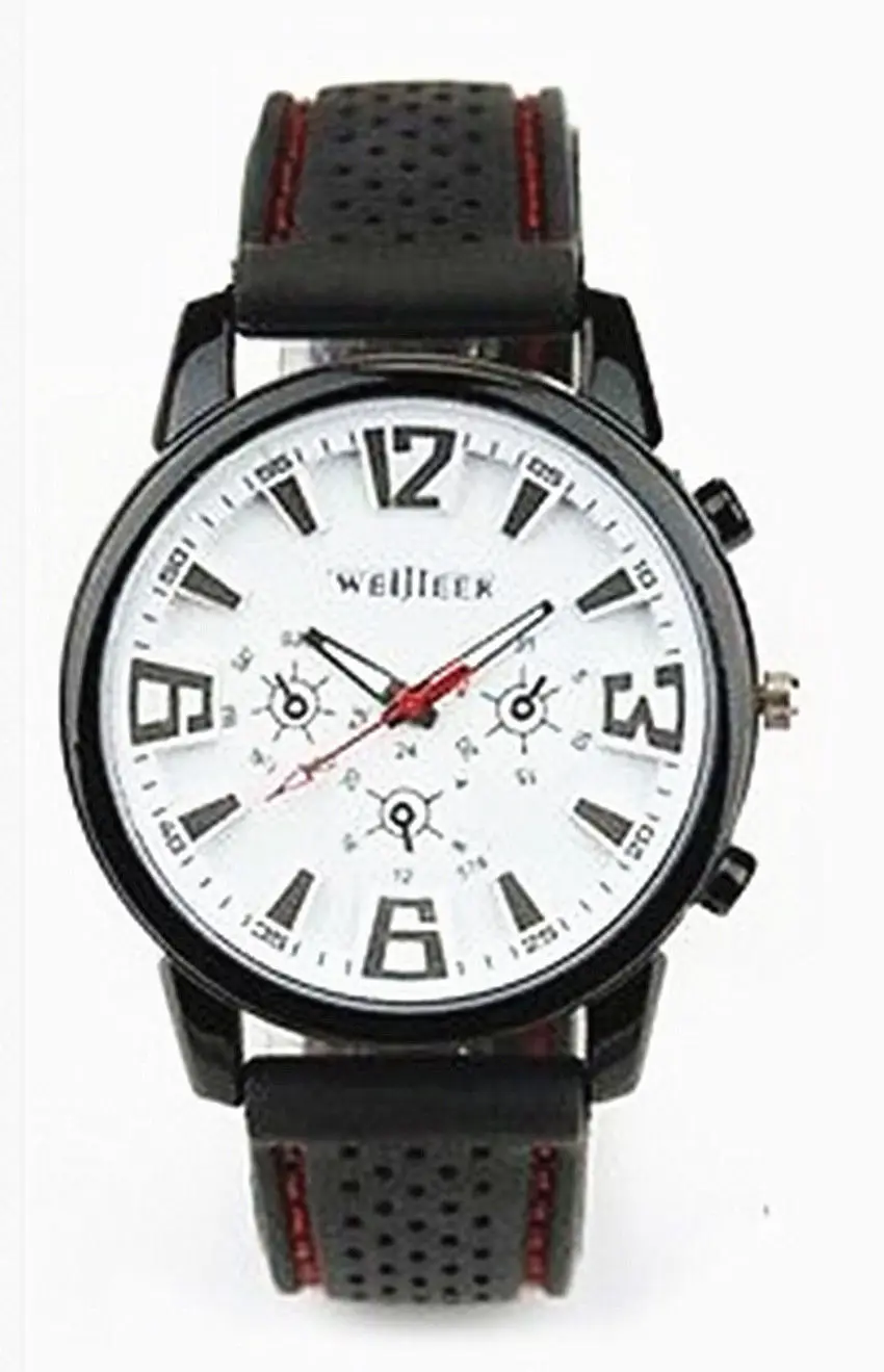 Новинка 2018 цифровые часы с большим циферблатом кожаный ремешок повседневные