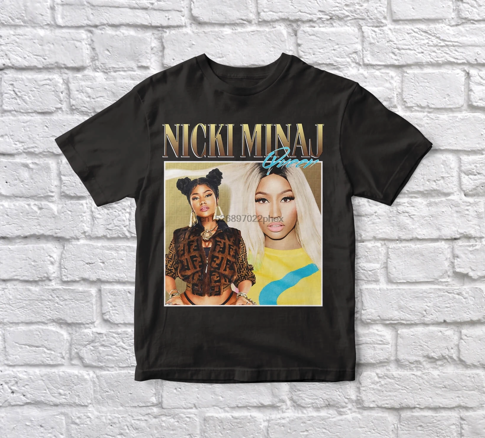 Nicki Minaj 90s Винтаж Мужская черная футболка мужская | одежда