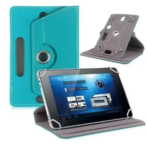 skyblue Для hp Elitepad 900 G1 1000 G2 10," планшетный ПК Шелковый узор из искусственной кожи чехол вращающийся на 360 градусов ультра тонкий флип-чехол+ ручка - Цвет: skyblue