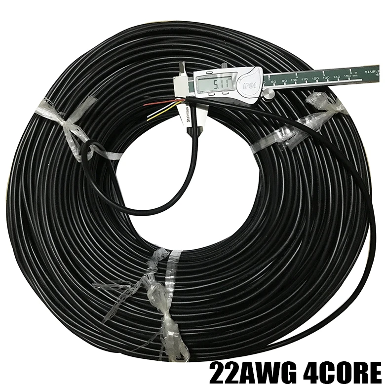 10 метров UL2464 2C/3C/4C/5C 22AWG многожильный луженый медный провод ПВХ кабель аудио кабель сигнальный провод кабель питания
