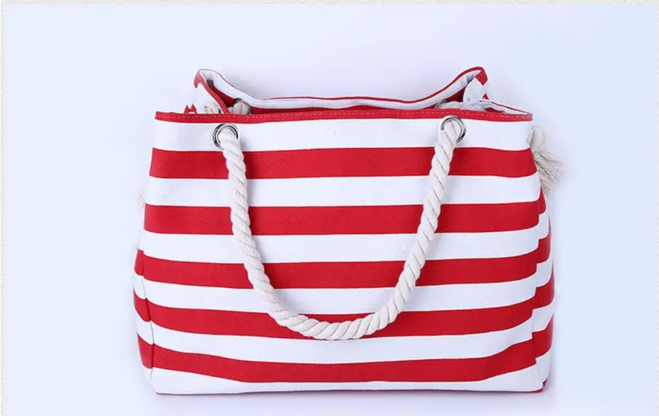 2021 специальные большие полосатые плеча ручные сумки для покупок Пляжные Сумки из