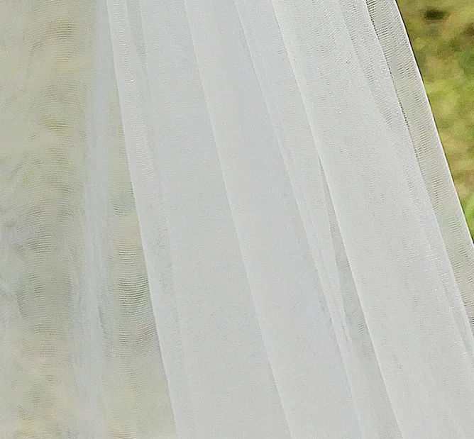 Новинка 2015 Высококачественная свадебная вуаль для невесты простая атмосферная