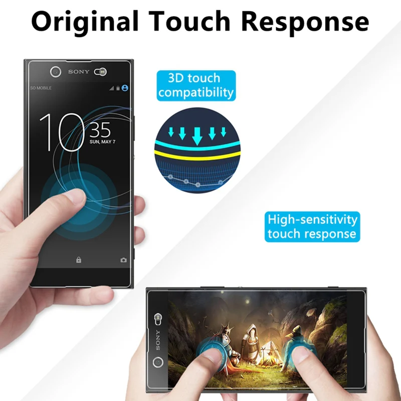2 шт. Защитная пленка для экрана 9H закаленное стекло Sony Z1 Z4 Compact Z2 Z3 Plus Защитное Xperia