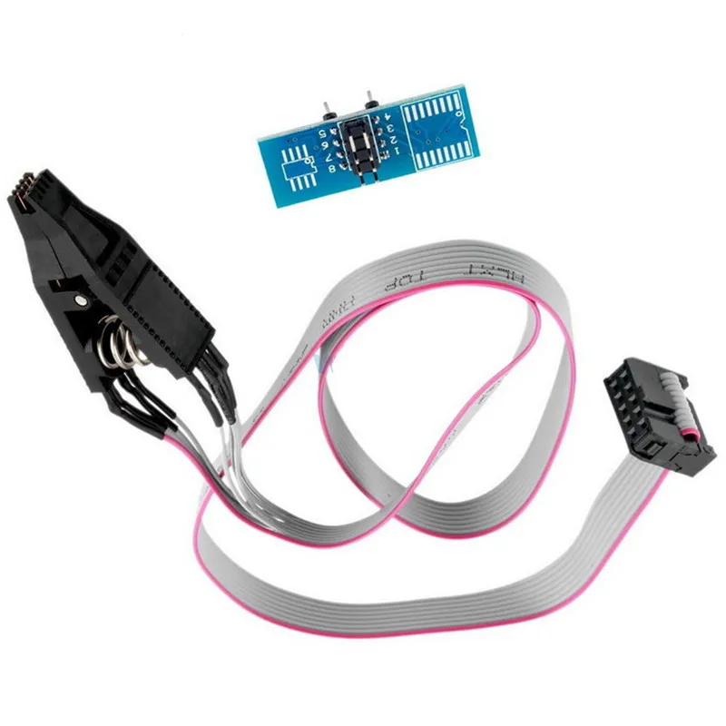 SOIC8 SOP8 DIP8 Формат Флэш Памяти зажим для проверки ИС розетка адаптер BIOS 24 25 93 USB