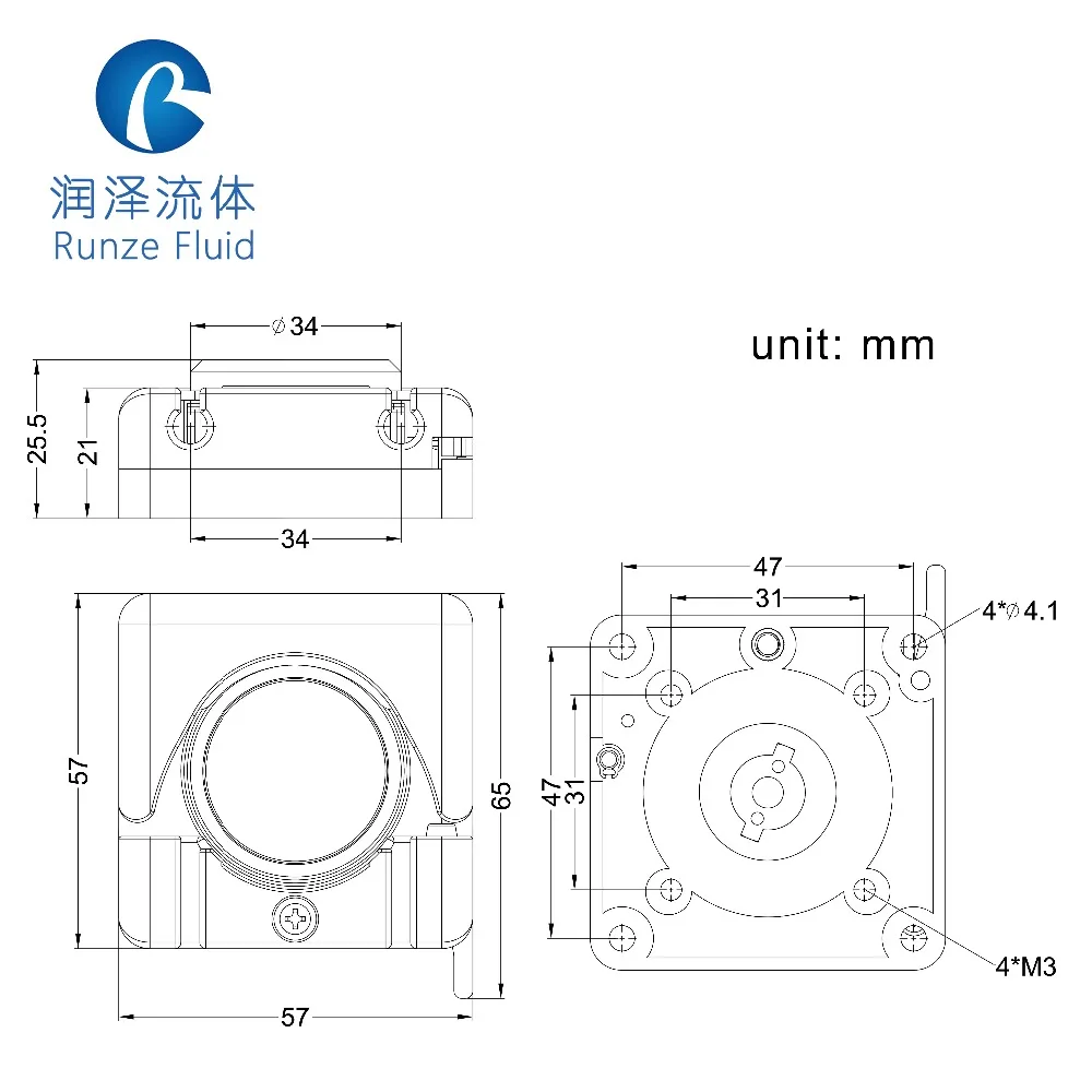 

Easy Replace Tubing Mini Peristaltic Pump Head Easy Install 4 Rollers Low Pulse