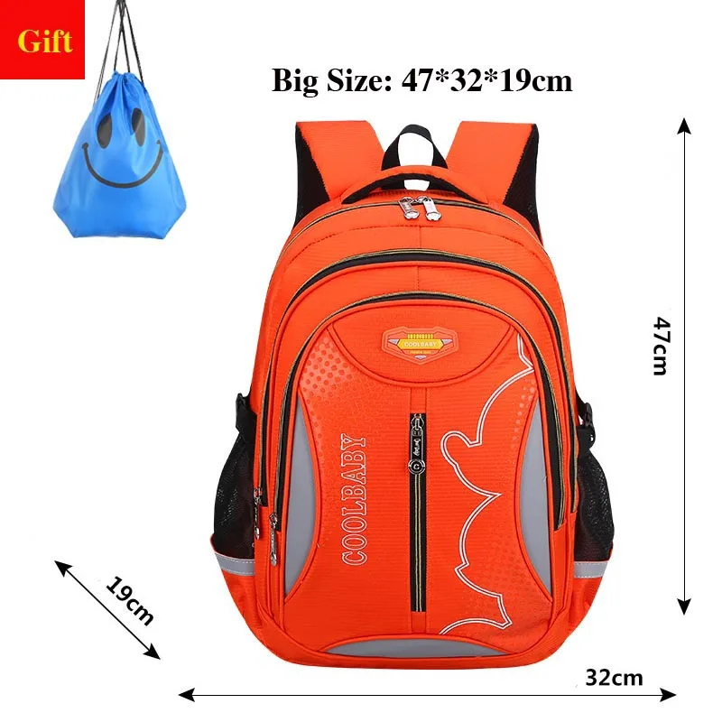 2018 Новый Школьные ранцы для Обувь мальчиков основной Средняя школа милый рюкзак