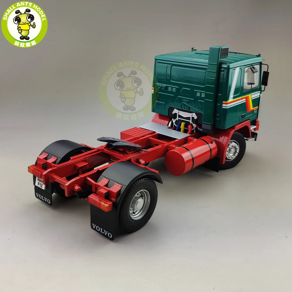 1/18 ROAD KINGS KK Volvo F1220 тягач 1977 литой автомобиль модели грузовиков игрушки для детей подарок зеленый и красный