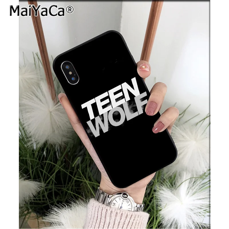 Мягкий силиконовый чехол для телефона MaiYaCa Teen Wolf из ТПУ для Apple iPhone 8 7 6 6S Plus X XS MAX 5 5S SE XR Чехол для мобильного телефона s