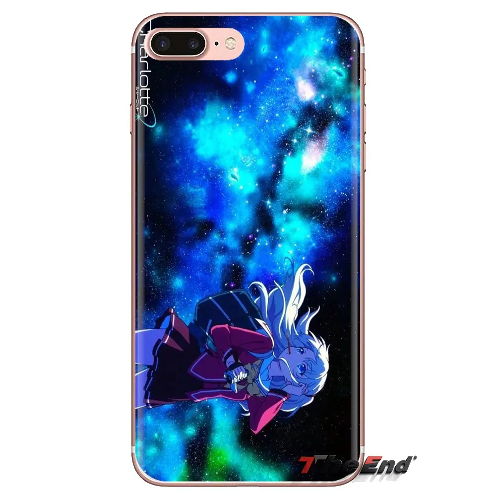 For iPod Touch Apple iPhone 4 4S 5 5S SE 5C 6 6S 7 8 X XR XS Plus MAX Mobile Phone Cover charlotte anime Nao Tomori x Otosaka Yu |