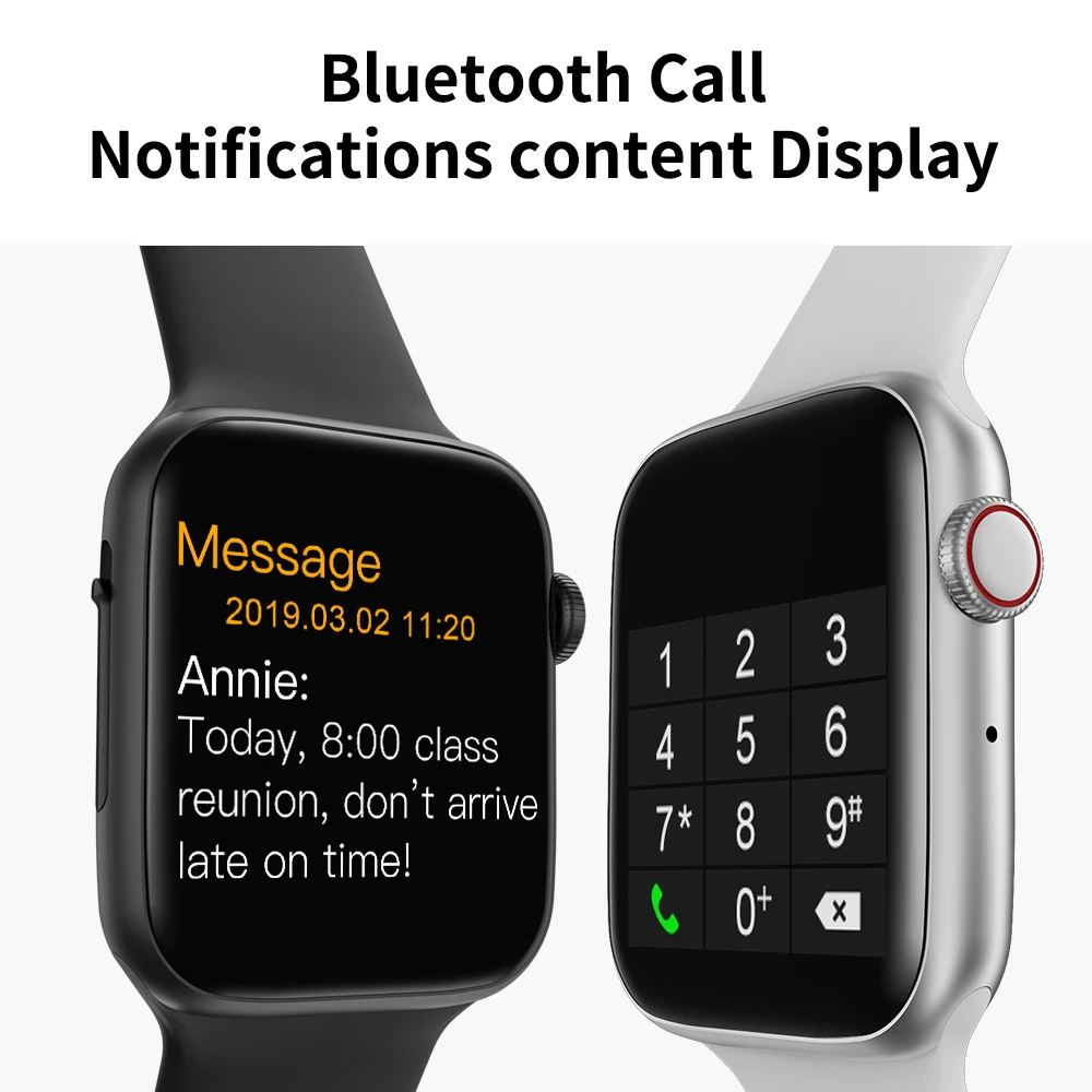 Смарт-часы FocuSmart 2019 W34 1 54 дюймов Bluetooth спортивные трекер активности шагомер для IOS