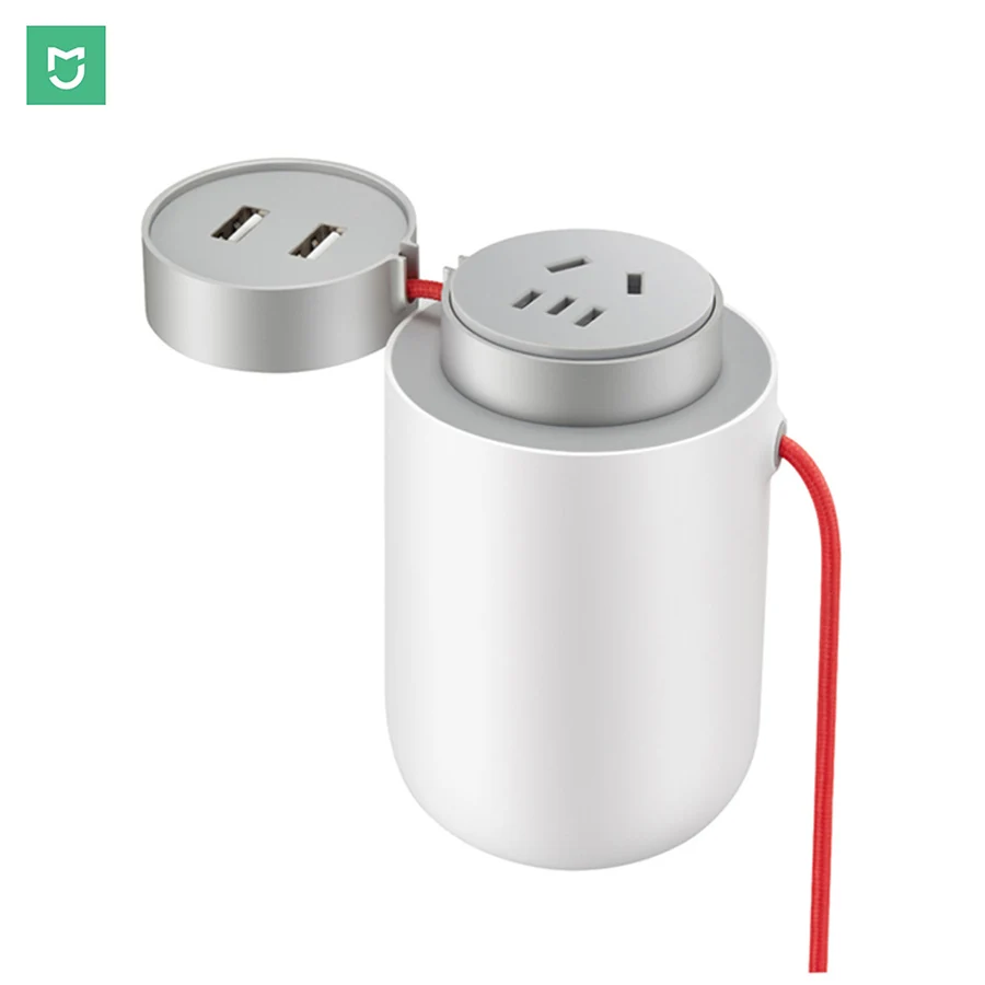XIAOMI Оригинал MIJIA портативная Автомобильная розетка USB Автомобильное зарядное