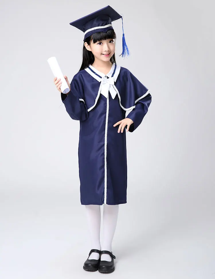 Детское студенческое платье для девочек и мальчиков градиентный костюм доктора