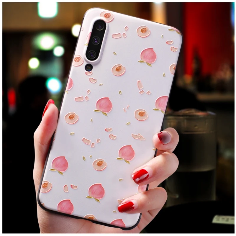 Kawaii Peach Girl чехол для телефона Xiaomi 8 8se 9 9se роскошный защитный чехол для телефона Xiaomi 8 Youth Прекрасный чехол для телефона