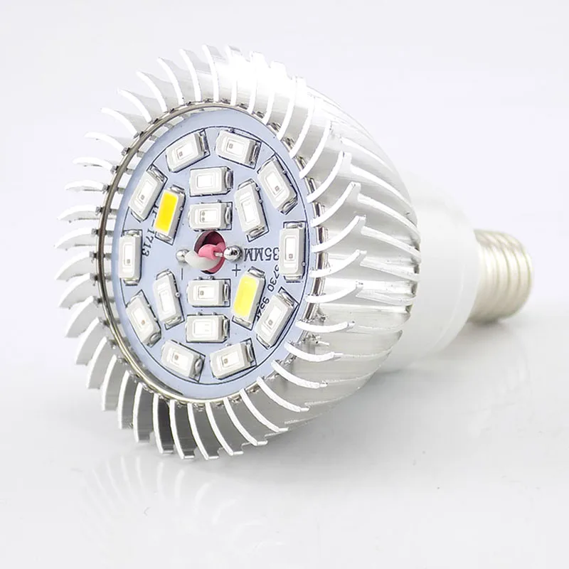 18 Led полный спектр комнатный растительный светильник cultivo phyto Лампа цветок E27 E14
