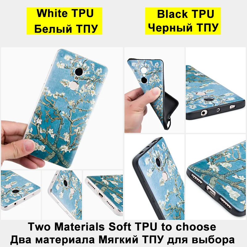 TPU Case For Xiaomi Mi4c Mi 4c Soft Silicone Gel Transparent Phone Cases Black Matte Sunrise Back Cover for 4i Mi4i |