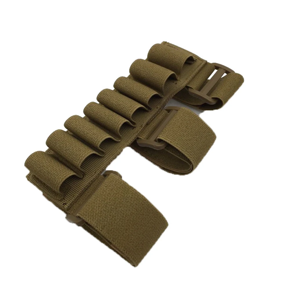 Tactical 8 Rounds Shotgun Shells Pouch Shooters Sleeve Forearm Mag Bag Ammo Cartridge Holder Hunting Accessories | Спорт и