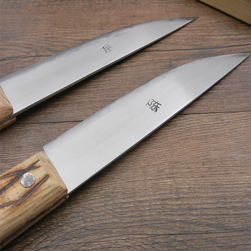 Stainless Steel Handmade Forged Kitchen Professional Boning Knife Slaughter House Bleeding Tool Splitting Meat Butcher | Дом и сад