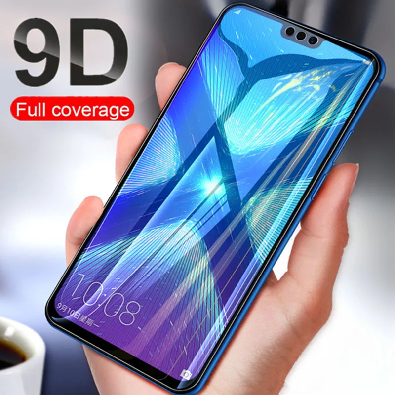 Закаленное стекло 9D с полным покрытием для Huawei Honor 8x8 9 10 lite Защитное 7a 7c 7s 7x