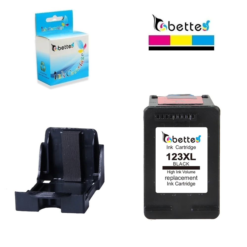 2PK бетт картриджи Замена для HP 123 XL зависть 4512 4513 4516 4520 4522 4523 4524 4525 4526 4527 4528 deskjet 1110 1112