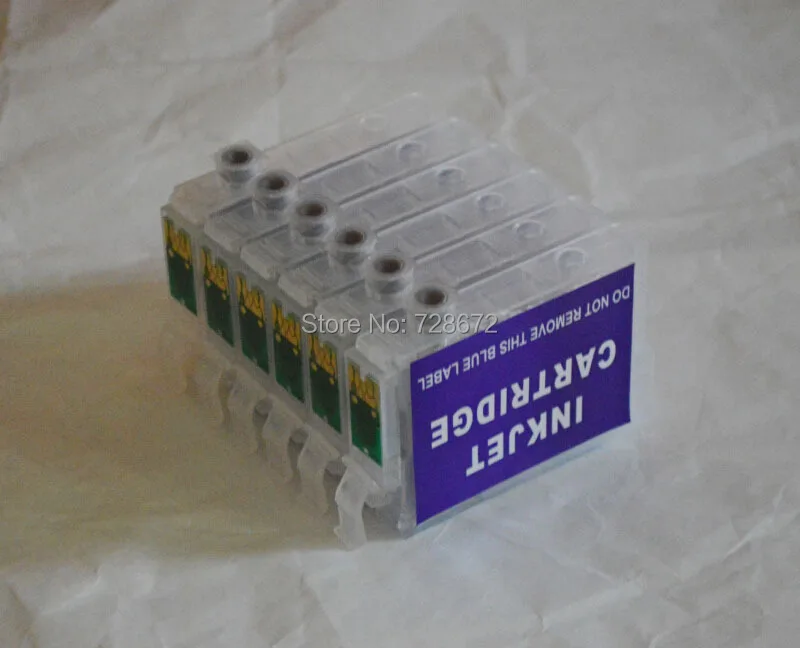 T0791 Refillable патрон чернил для принтера EPSON Stylus Photo 1400 1500 W P50 ремесленника 1430 PX650 PX660 700