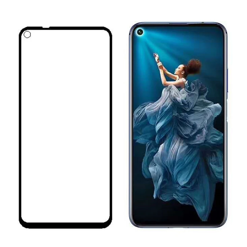 Закаленное стекло с полным покрытием для Huawei Honor 20 Защитная пленка экрана Pro