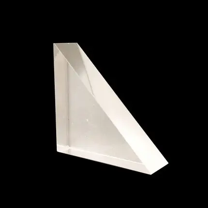 

Total reflection Right triangle glass brick Physical optics prism Teaching experimental instruments free shipping
