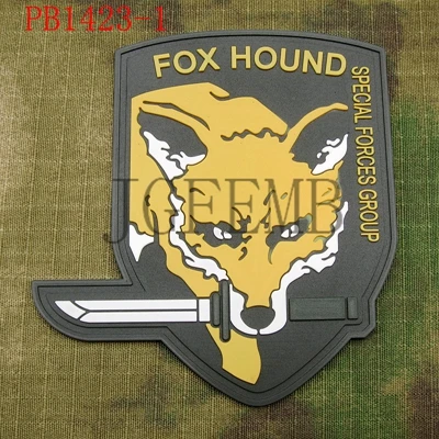 MGS FOXHOUND группа специального назначения 3D ПВХ патч - Цвет: PB1423 Colors