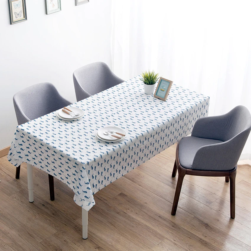 

130*140CM/130*180CM waterproof oilproof table cloth dinner cover pastoral style printed table cover home decor picnic