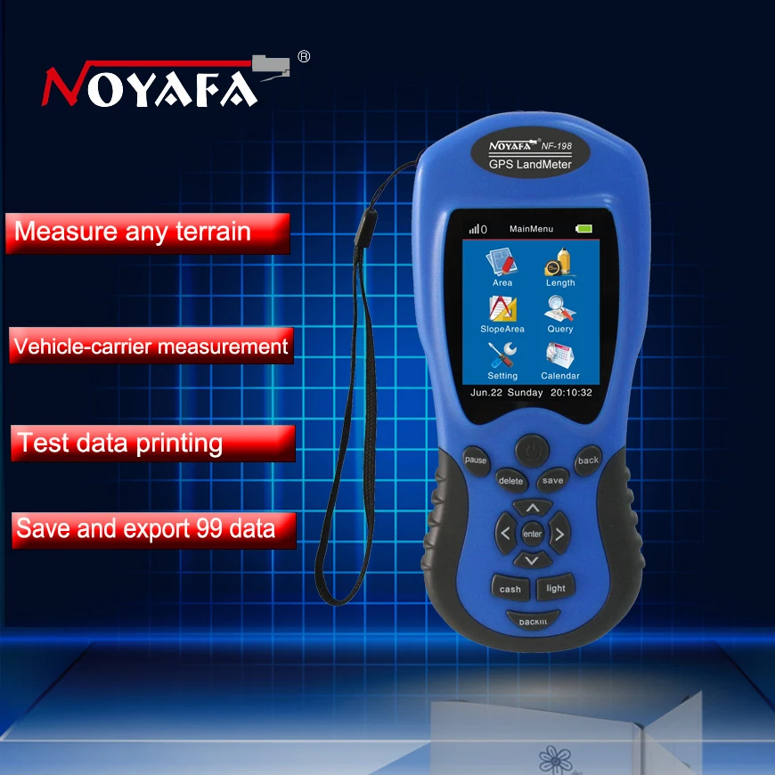 Gps тестовые устройства gps измеритель земли может отображать измерительное