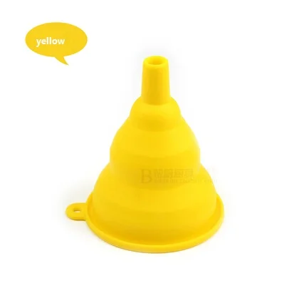 Силиконовый масляный фильтр кухонный инструмент складные воронки для пищевых
