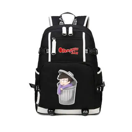 Новый японский рюкзак с принтом аниме Osomatsu-san холщовые школьные сумки для